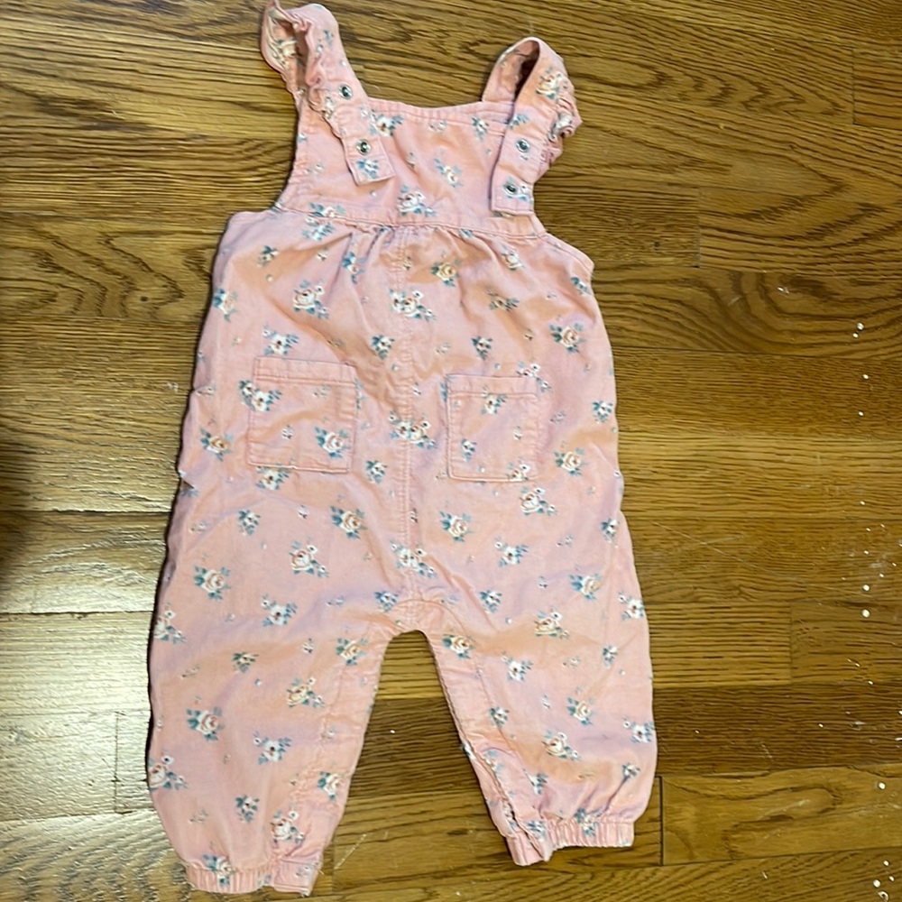 Angel Dear soft corduroy overalls. 6-12mo